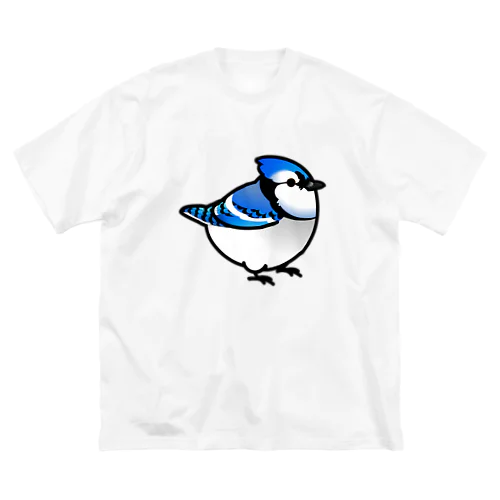 Chubby Bird アオカケス　ブルージェイ ビッグシルエットTシャツ