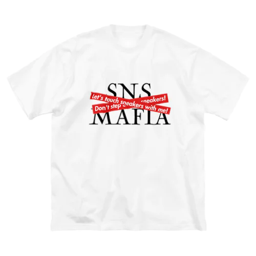 NO SNS MAFIA by Snp ビッグシルエットTシャツ