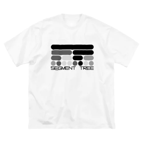 SEGMENT TREE 黒 ビッグシルエットTシャツ