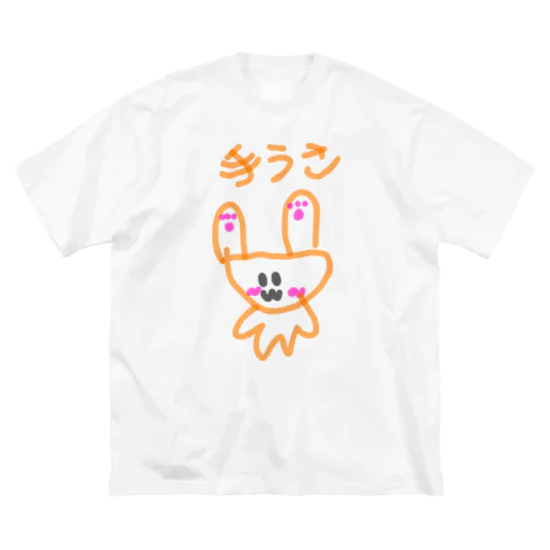 手うさ ビッグシルエットTシャツ