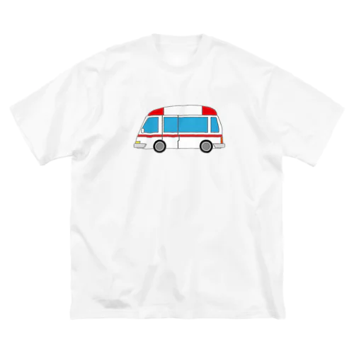 可愛い救急車 ビッグシルエットTシャツ