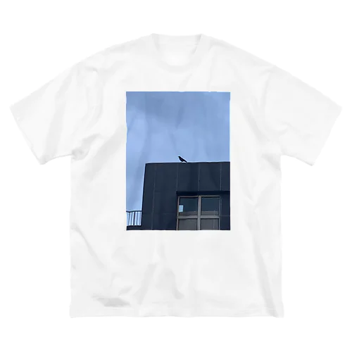 カラス ビッグシルエットTシャツ