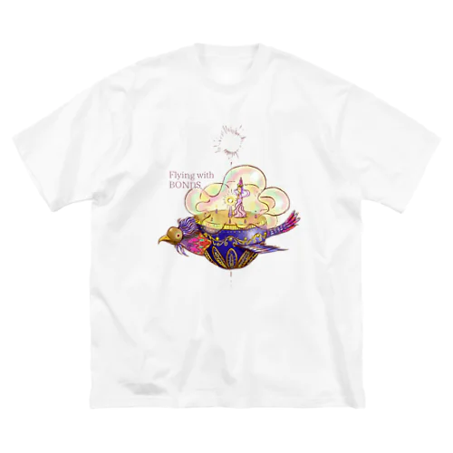 神様の乗り物 ビッグシルエットTシャツ