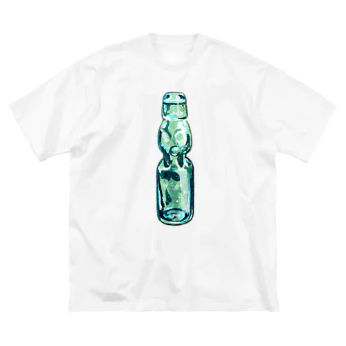 ラムネ（飲みかけ） ビッグシルエットTシャツ