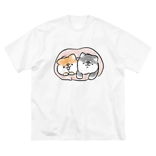 ほんわかしばいぬ(毛布) ビッグシルエットTシャツ