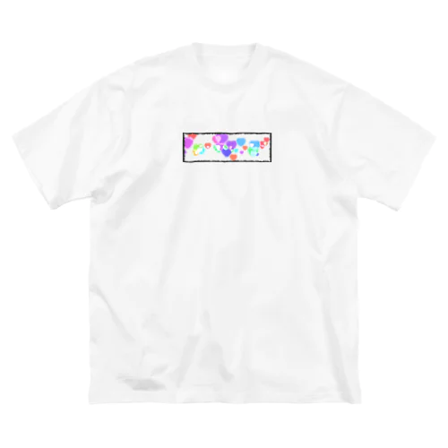 ハートホログラム ビッグシルエットTシャツ