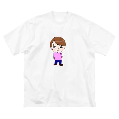 愛想笑いちゃん ビッグシルエットTシャツ