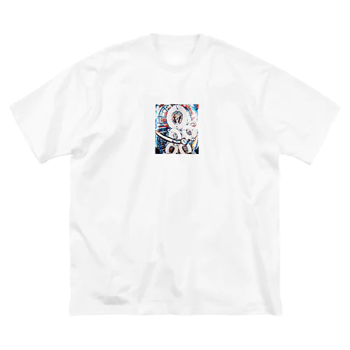 サムライアートワンポイント ビッグシルエットTシャツ