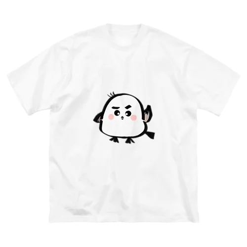 手をあげるシマエナガくん Big T-Shirt