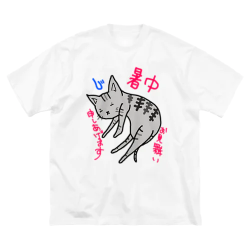 落ちてる猫 ビッグシルエットTシャツ