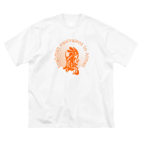 梵我一如h.t.（橙） ビッグシルエットTシャツ