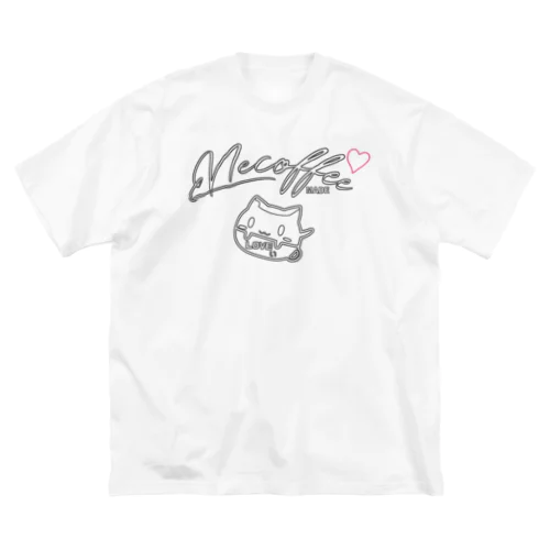 Tシャツペット　ネコーヒーLOVEぃちゃん❤️ ビッグシルエットTシャツ