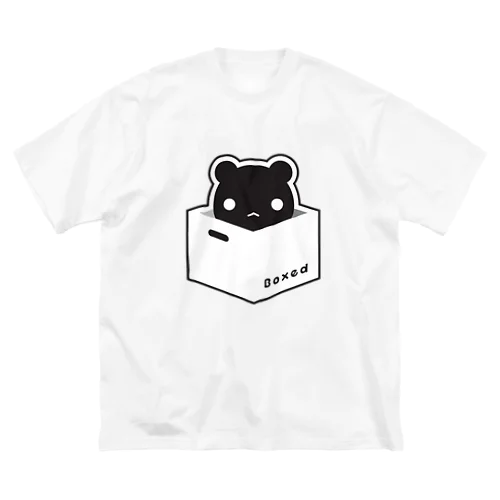 【Boxed * Bear】黒Ver ビッグシルエットTシャツ