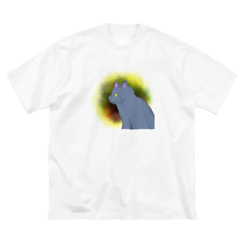 グレーの猫 Big T-Shirt