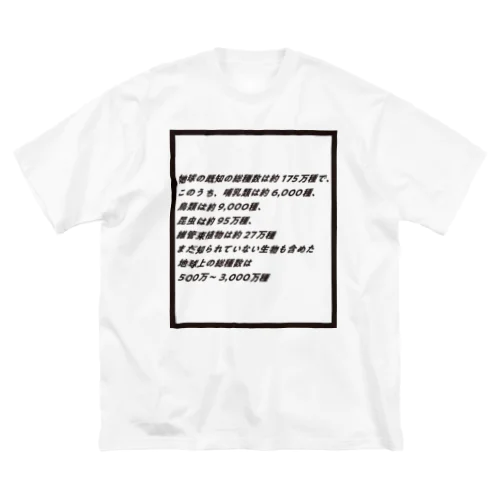 生命の数 ビッグシルエットTシャツ