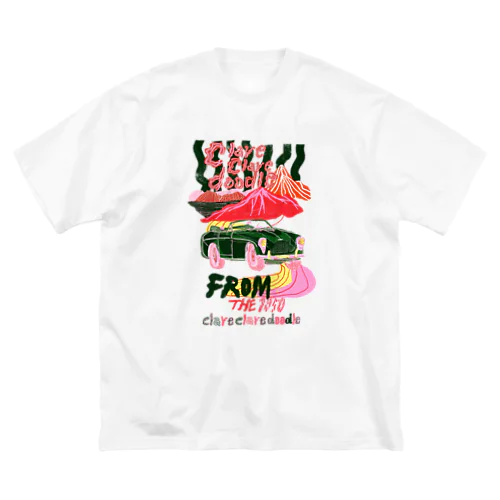 A Green Classical Car ビッグシルエットTシャツ