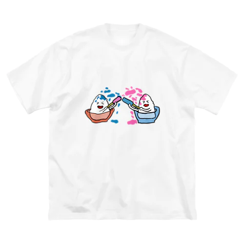 かき氷の青春 ビッグシルエットTシャツ