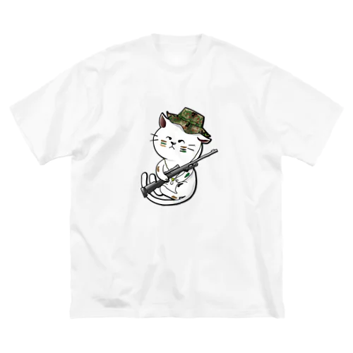 家猫スナイパー Big T-Shirt