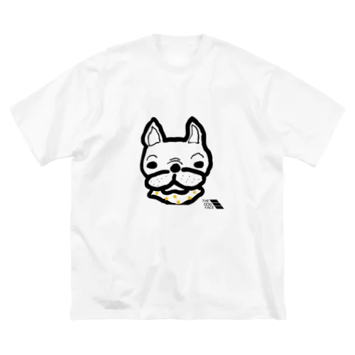 フレンチブルドッグ　THE FACE DOG ビッグシルエットTシャツ