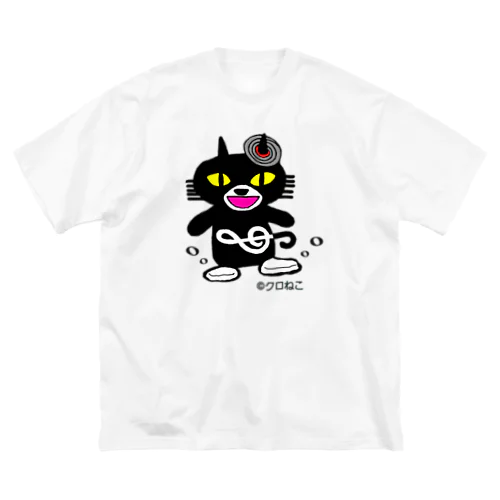 アワにゃん(透過) ビッグシルエットTシャツ