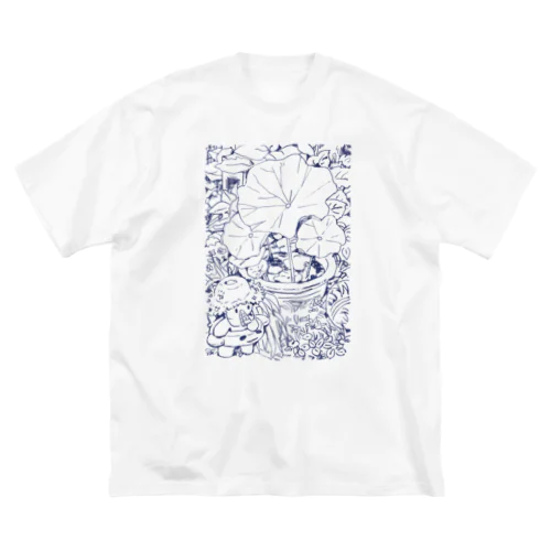 夏　モノクローム ビッグシルエットTシャツ