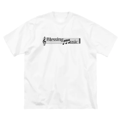 Blessing music ビッグシルエットTシャツ