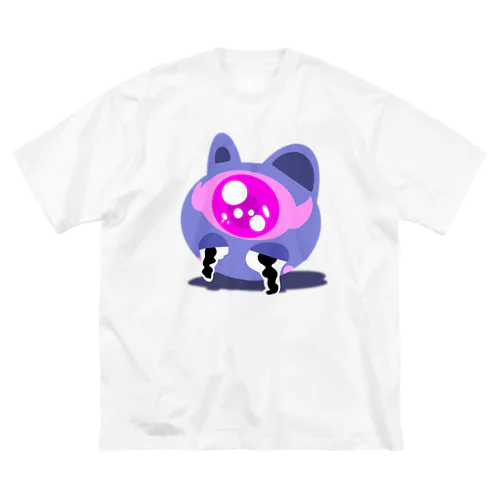 3つ目ねこちゃん ビッグシルエットTシャツ