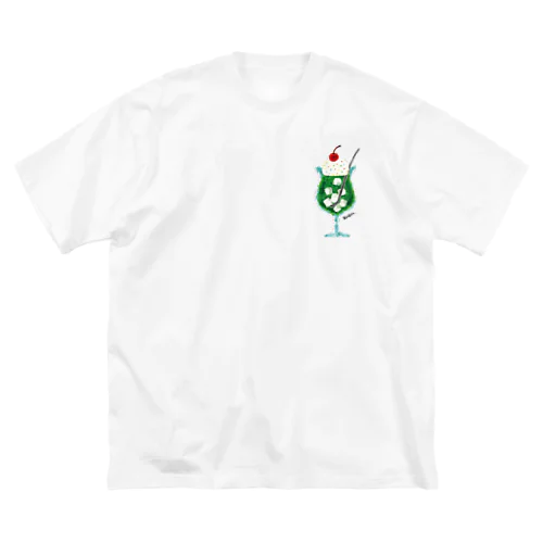 メロンクリームソーダ ビッグシルエットTシャツ