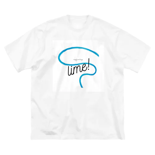 lime original ビッグシルエットTシャツ