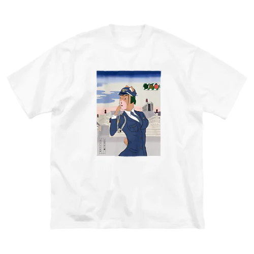 天渡早苗之図 ビッグシルエットTシャツ