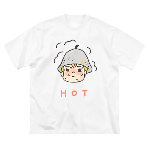 HOT_sauna ビッグシルエットTシャツ