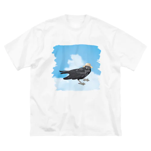 ハシボソガラスさん_2023summer Big T-Shirt