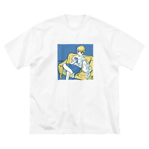 僕と猫 ビッグシルエットTシャツ