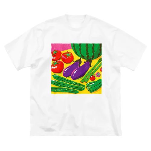 なつやさいたち ビッグシルエットTシャツ