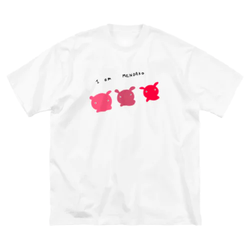 めんだこ３匹 ビッグシルエットTシャツ