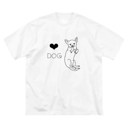 ❤︎Dog ビッグシルエットTシャツ