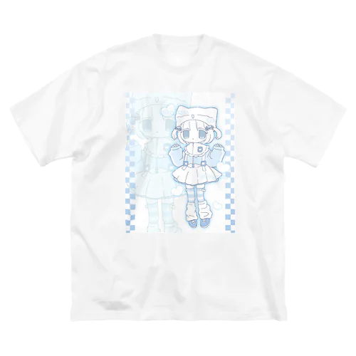 しろねこちゃん ビッグシルエットTシャツ