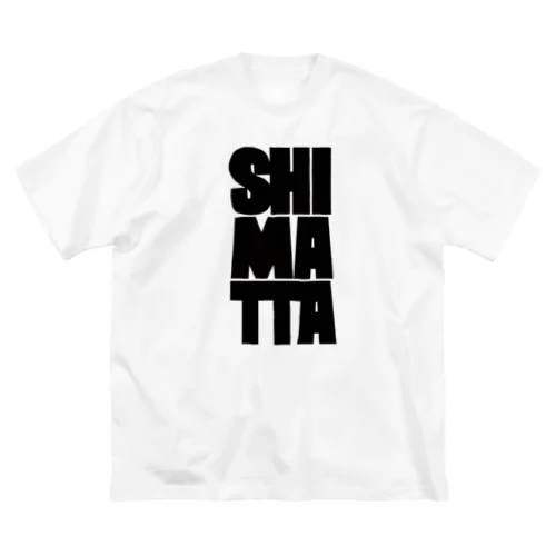 SHIMATTA black ビッグシルエットTシャツ