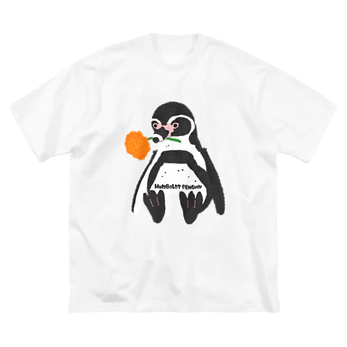 フンボルトペンギンのぬいぐるみ Big T-Shirt