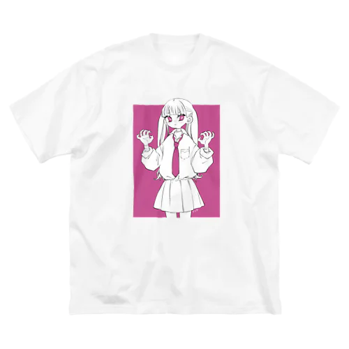 GAOちゃん（ピンク） ビッグシルエットTシャツ