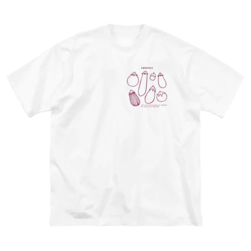 夏のeggplantさん1 ビッグシルエットTシャツ