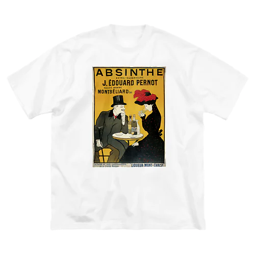 超特急アブサン / Absinthe extra-supérieure J. Édouard Pernot ビッグシルエットTシャツ