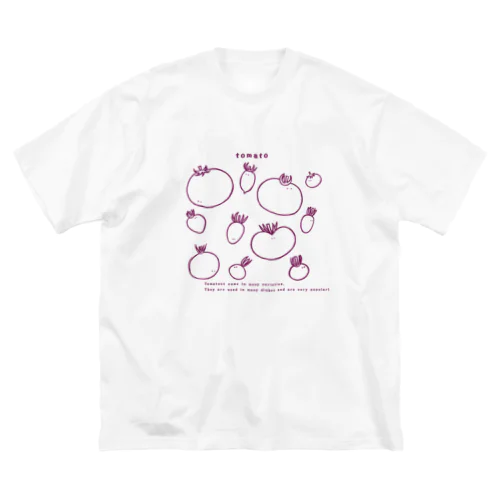 夏のtomatoさん1 ビッグシルエットTシャツ