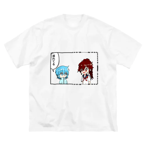 揺れてる ビッグシルエットTシャツ