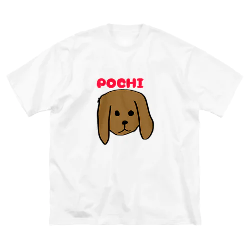 pochi ビッグシルエットTシャツ