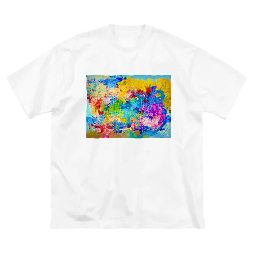 剥離 ビッグシルエットTシャツ