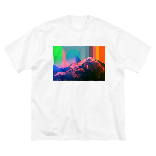 派手山コラージュTシャツ Big T-Shirt