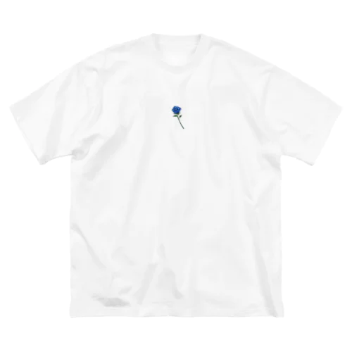 BlueRose (illustration by snowcat) ビッグシルエットTシャツ