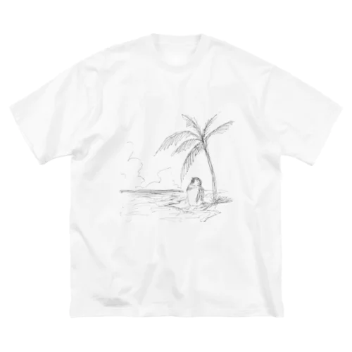 夏のペンギン　サマーバケーション Big T-Shirt