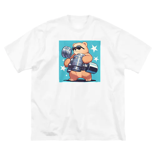 筋トレするサングラスくまさん Big T-Shirt